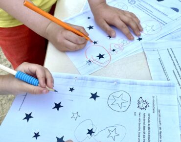 Stift im Griff